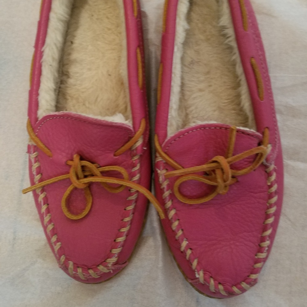 PINK GENUINE SOFT LEATHER FLATS